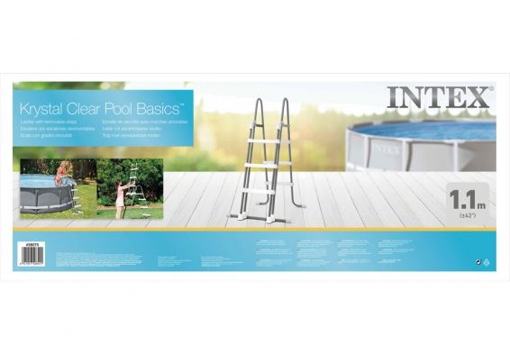       107  Deluxe Pool Ladders With Removable Steps Intex 28075