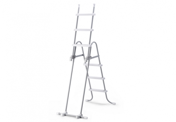 Лестница двусторонняя для бассейнов высотой до 107 см Deluxe Pool Ladders With Removable Steps Intex 28075