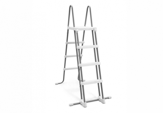 Лестница с площадкой двусторонняя для бассейнов высотой до 122 см Deluxe Pool Ladders With Removable Steps Intex 28076