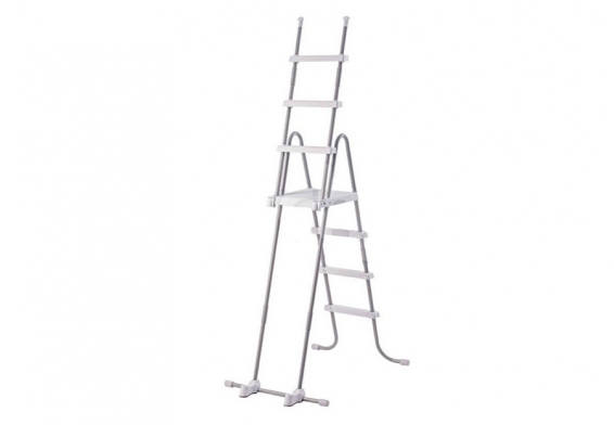Лестница с площадкой двусторонняя для бассейнов высотой до 122 см Deluxe Pool Ladders With Removable Steps Intex 28076