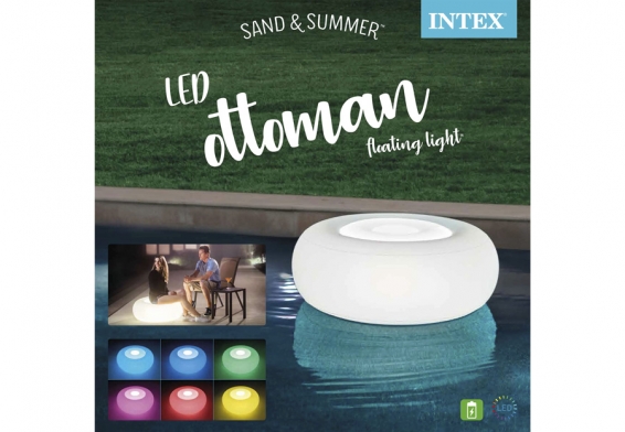    LED Ottoman Intex 68697