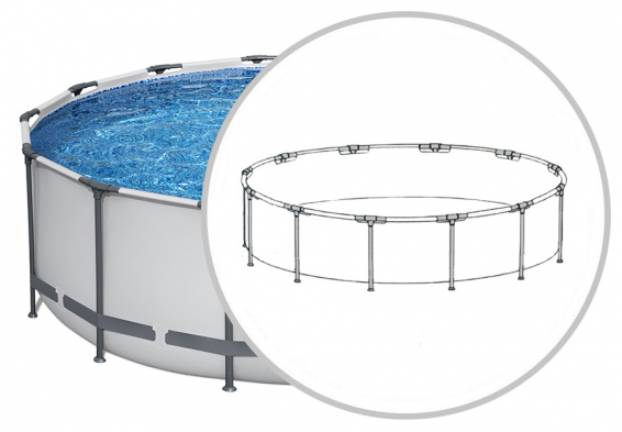  Bestway 5612XSBK    Steel Pro Max Frame 427  122 