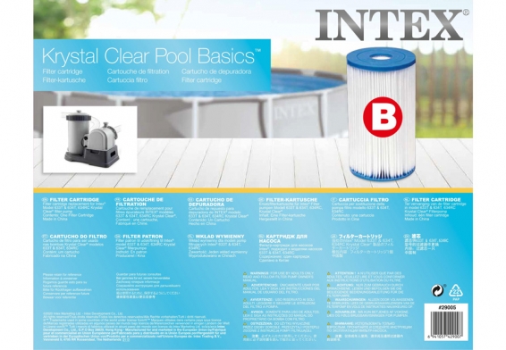 Фильтр B для фильтрующих насосов Filter Cartridge Intex 29005
