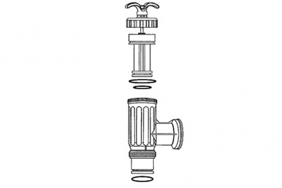 Запорный плунжерный клапан Intex 10747
