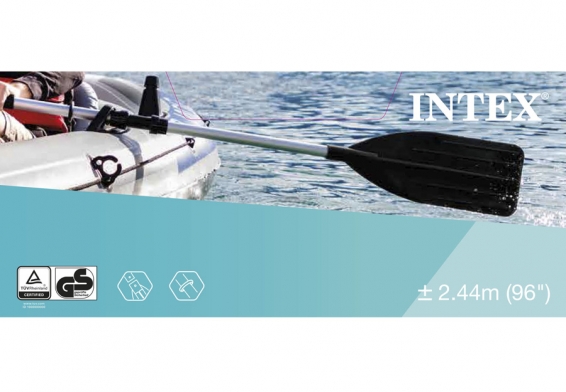 Алюминиевые весла для лодок Kayak Pddle and Boat Oars Intex 69627