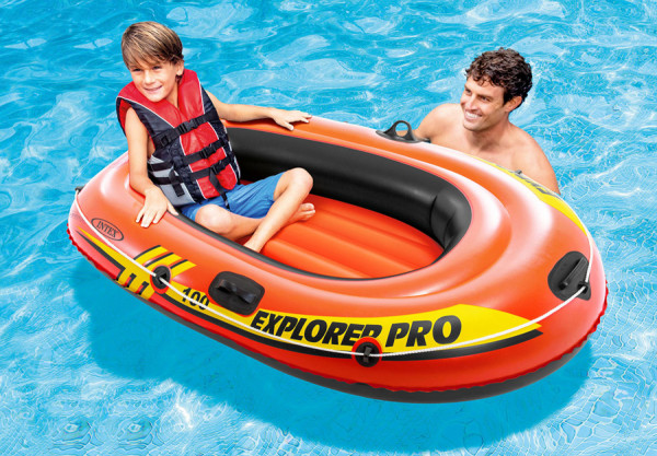 Одноместная надувная лодка Explorer Pro 100 Intex 58355NP