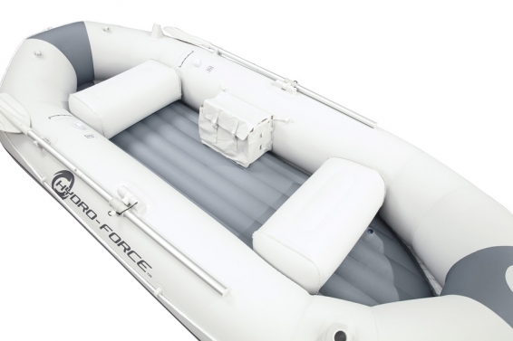 Трехместная надувная лодка Marine Pro-I Raft Set Bestway 65044, алюминиевые вёсла, ручной насос