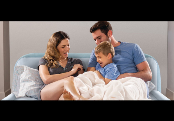    Plush Headboard Airbed Intex 64450ND,    220