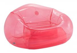   Transparent Pink Beanless Bag Intex 66500NP,  