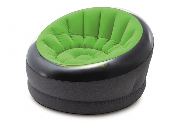 Надувное кресло Empire Chair Intex 66582NP, цвет зелёный, без насоса