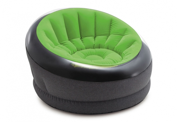 Надувное кресло Empire Chair Intex 66582NP, цвет зелёный, без насоса