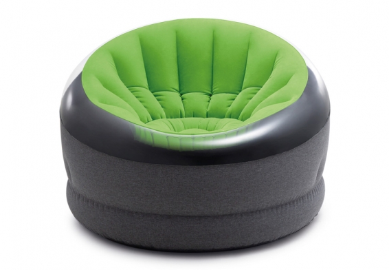 Надувное кресло Empire Chair Intex 66582NP, цвет зелёный, без насоса