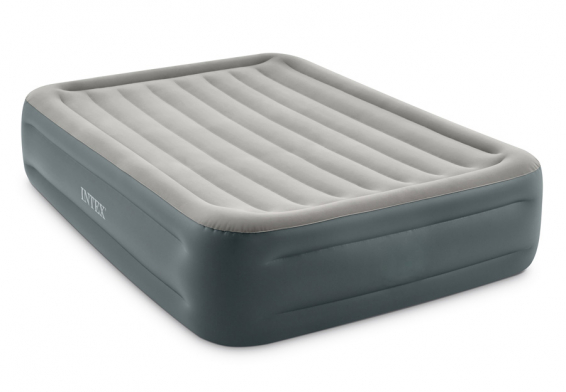 Двуспальная надувная кровать Essential Rest Airbed Intex 64126ND, встроенный электрический насос 220В