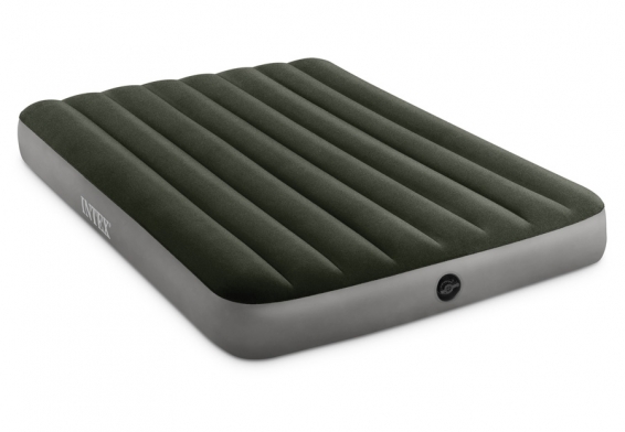 Полуторный надувной матрас Prestige Downy Airbed Intex 64108, без насоса