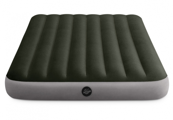 Полуторный надувной матрас Prestige Downy Airbed Intex 64108, без насоса