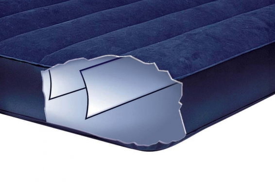 Двуспальный надувной матрас Classic Downy Bed Intex 68759, без насоса