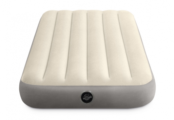 Односпальный надувной матрас Single-High Airbed Intex 64101, без насоса