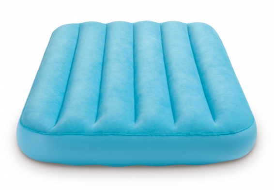 Односпальный надувной матрас для детей Cozy Kidz Airbed Intex 66803NP, цвет голубой, без насоса