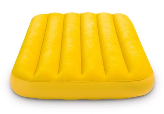Односпальный надувной матрас для детей Cozy Kidz Airbed Intex 66803NP, цвет жёлтый, без насоса