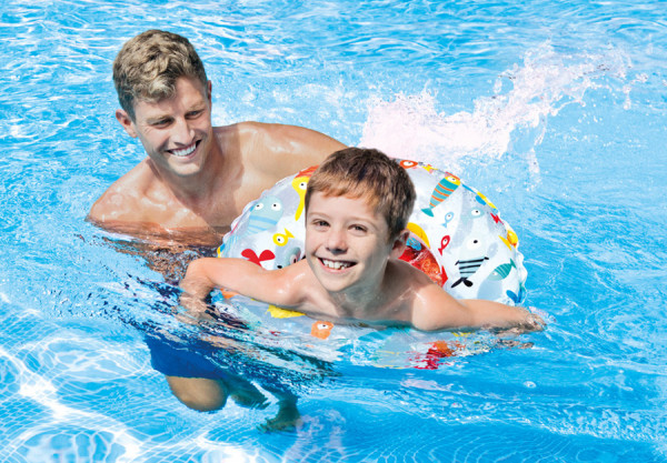    Lively Print Swim Ring Intex 59241NP
