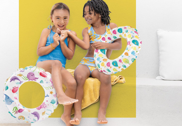    Lively Print Swim Ring Intex 59241NP