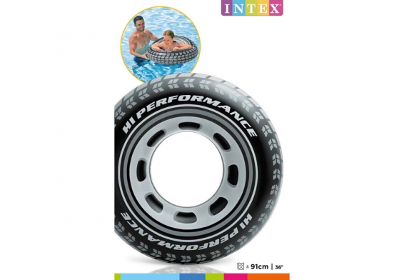 Круг надувной плавательный Giant Tire Tube Intex 59252NP