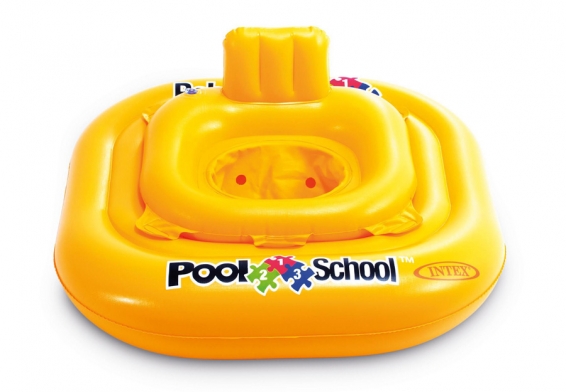 Надувной круг с трусиками Pool School Deluxe Baby Float Intex 56587EU