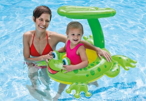     Froggy Friends Shaded Baby Float Intex 56584NP