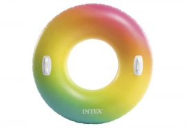 Круг плавательный надувной Rainbow Ombre Intex 58202EU