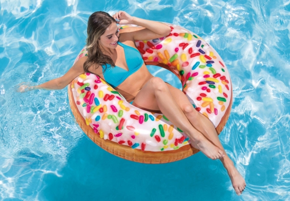    Sprinkle Donut Tube Intex 56263NP