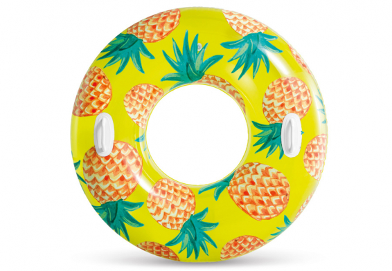 Круг надувной плавательный Tropical Fruit Tube Intex 56261NP