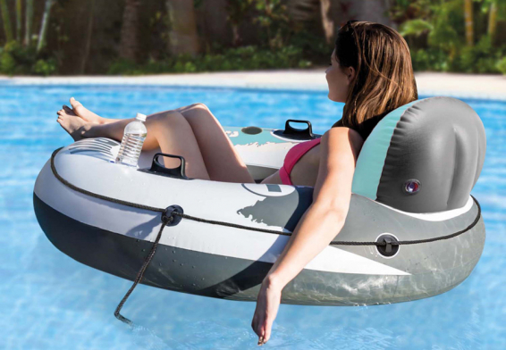 Круг-кресло плавательное надувное Aqua River Run 1 Intex 56825EU