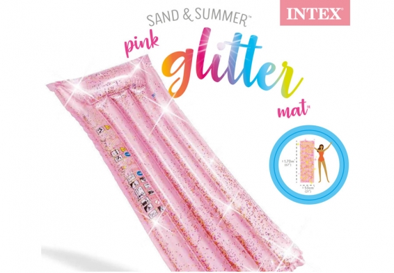    Pink Glitter Mat Intex 58720EU