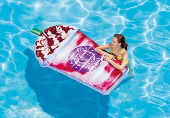 Матрас плавательный надувной Berry Pink Float Intex 58777EU