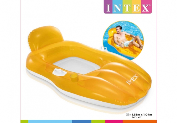 Матрас-кресло плавательное надувное Chill N Float Lounge Intex 56805EU