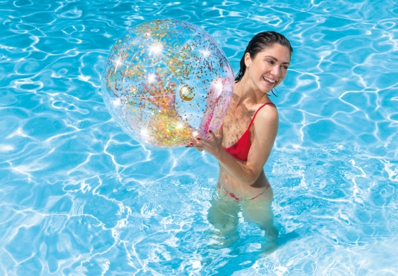   Glitter Beach Balls Intex 58070NP