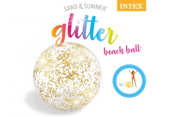 Надувной мяч Glitter Beach Balls Intex 58070NP
