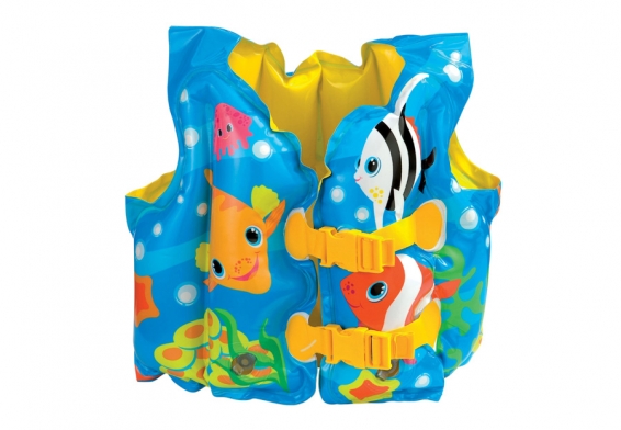 Жилет надувной плавательный Tropical Buddies Swim Vest Intex 59661NP