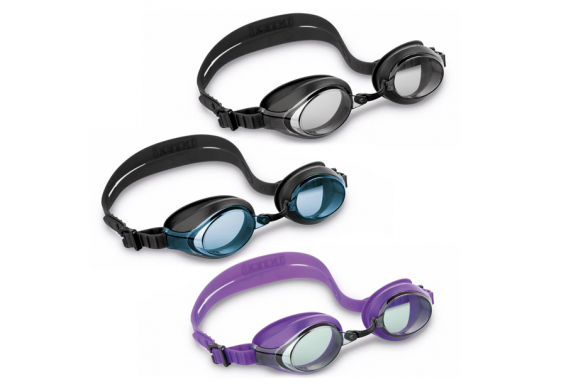 Очки плавательные Silicone Sport Racing Goggles Intex 55691