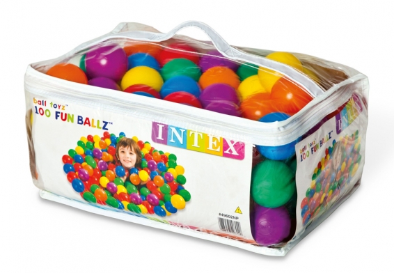 Мячики для детских игровых центров Small Fun Ballz Intex 49602NP
