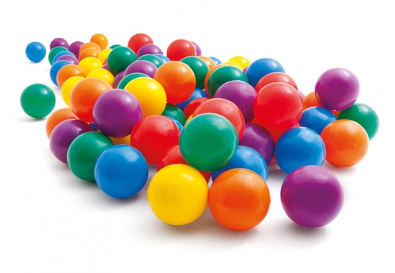 Мячики для детских игровых центров Fun Ballz Intex 49600NP - купить по  выгодной цене в интернет-магазине Mega-Intex.ru