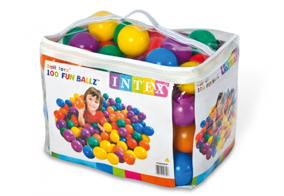 Мячики для детских игровых центров Fun Ballz Intex 49600NP