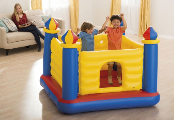    Jump-O-Lene Castle Bouncer Intex 48259NP