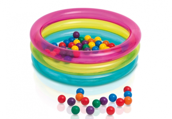    Classic 3-Ring Baby Ball Pit Intex 48674NP