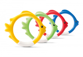   Underwater Fish Rings Intex 55507