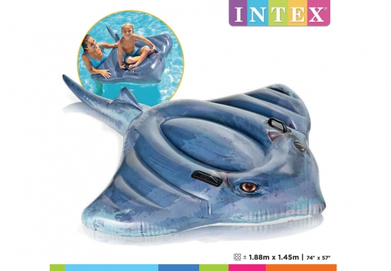 Надувная игрушка Скат Stingray Ride-On Intex 57550NP