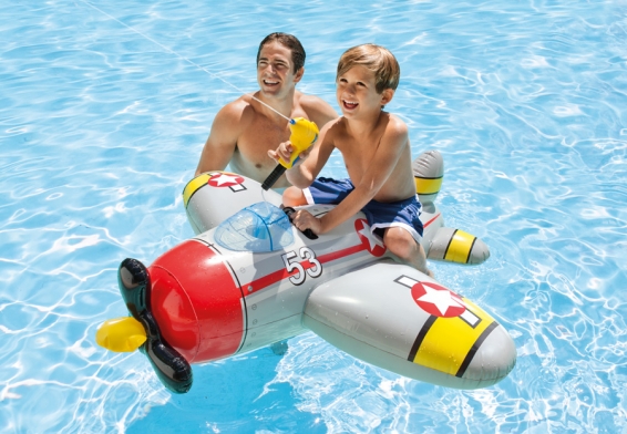    Water Gun Plane Ride-On Intex 57537NP