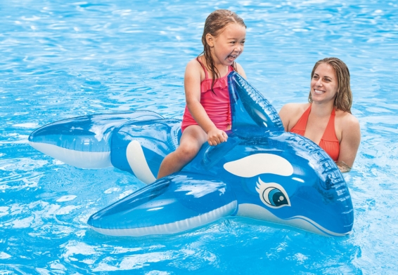 Надувная игрушка Касатка Lil Whale Ride-On Intex 58523NP