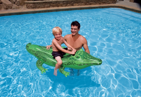 Надувная игрушка Крокодил Lil Gator Ride-On Intex 58546NP