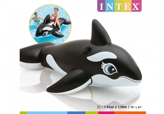 Надувная игрушка Касатка Whale Ride-On Intex 58561NP